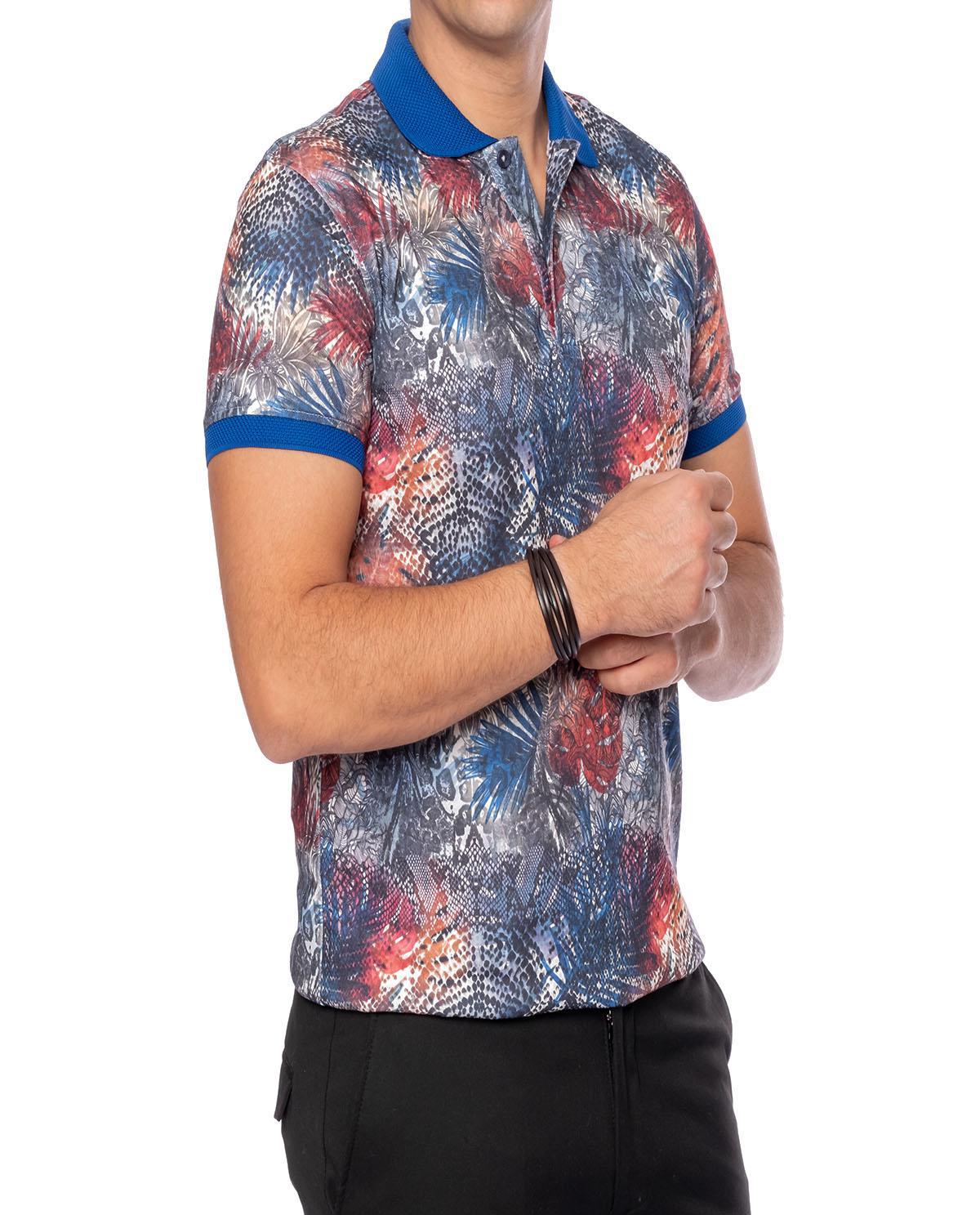 T-shirt imprimé floral en coton